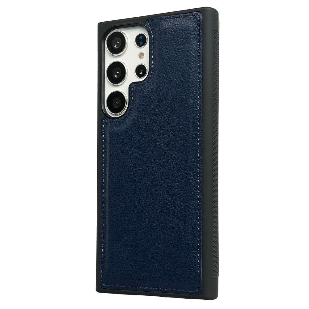Samsung Galaxy S22 Ultra 5G mobilskal Slim-Fit PU-läderbelagt TPU mobilskal