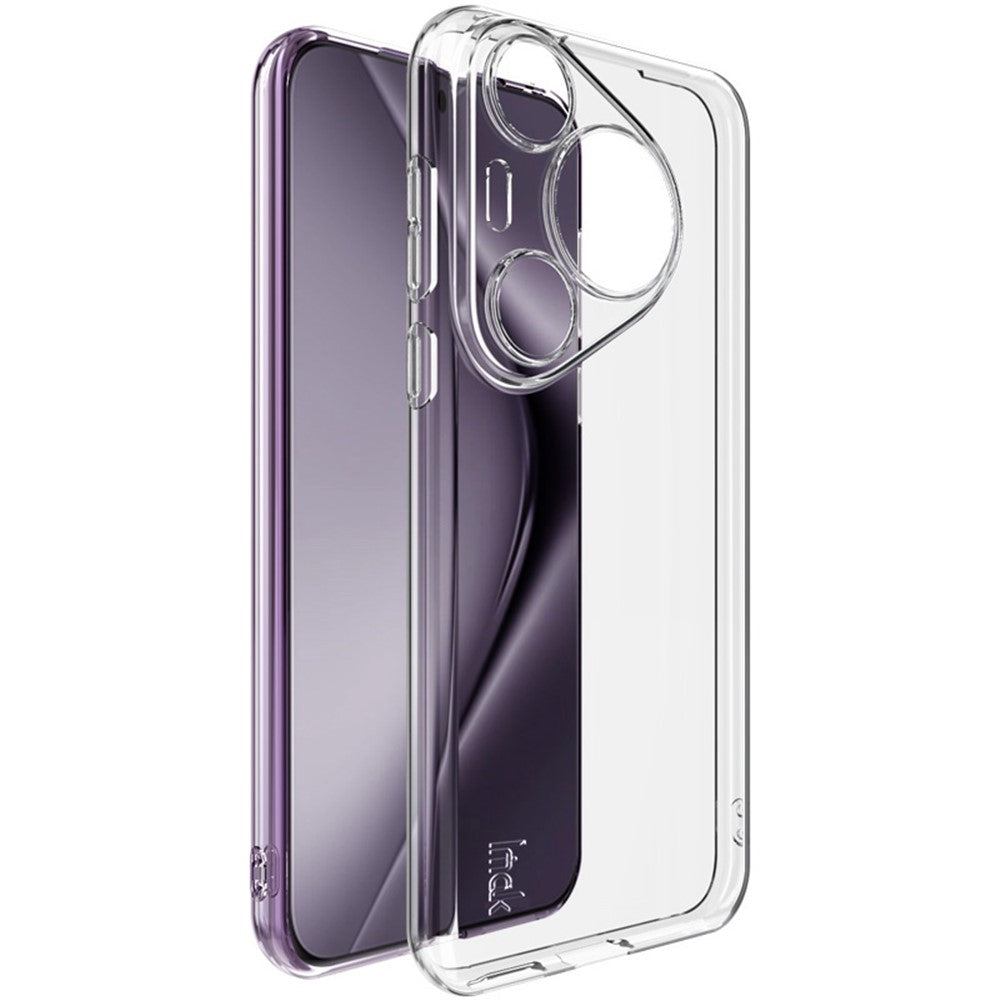 IMAK UX-5-serien til Huawei Pura 70 Pro / Pura 70 Pro+-etui, gennemsigtigt blødt TPU-cover, tyndt mobilcover