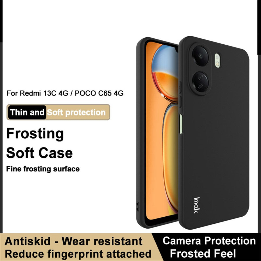 IMAK UC-3 Series for Xiaomi Redmi 13C 4G / Poco C65 4G Case Anti-Scratch TPU Matte Phone Cover