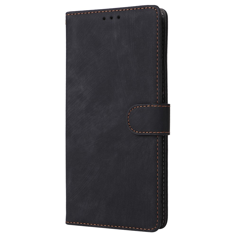 For Motorola Edge 50s Pro 5G / Edge 50 Pro 5G / Edge 50 5G Case RFID Blocking Leather Flip Magnetic Protect Phone Cover with Wrist Strap