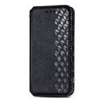 For Xiaomi Redmi Note 13 Pro 4G / Poco M6 Pro 4G PU Leather Case Rhombus Imprint Wallet Stand Phone Cover
