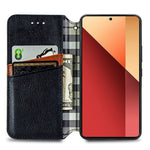 For Xiaomi Redmi Note 13 Pro 4G / Poco M6 Pro 4G PU Leather Case Rhombus Imprint Wallet Stand Phone Cover