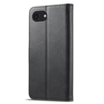 LC.IMEEKE Til iPhone 17e / 16e Cover Kalvetekstur Magnetlås Stativ Telefoncover