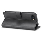 LC.IMEEKE Til iPhone 17e / 16e Cover Kalvetekstur Magnetlås Stativ Telefoncover