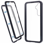 Samsung Galaxy A15 5G Helkroppsskal Magnetiskt Härdat Glas Dubbelsidigt mobilskal