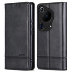 AZNS For Huawei Pura 70 Ultra Case PU Leather Magnetic Closure Shockproof Flip Phone Cover