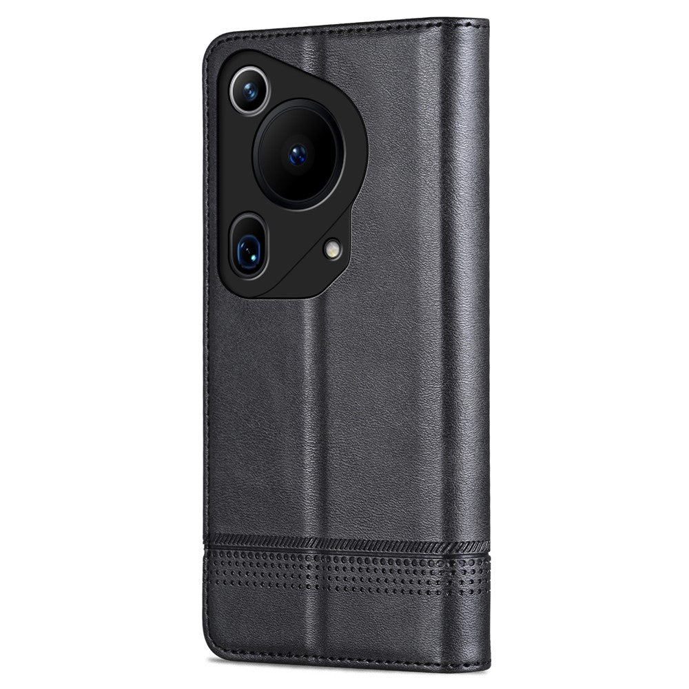 AZNS For Huawei Pura 70 Ultra Case PU Leather Magnetic Closure Shockproof Flip Phone Cover