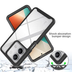 For Xiaomi Redmi Note 13 5G Case PC+TPU Phone Cover with PET Screen Protector