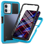 For Xiaomi Redmi Note 13 5G Case PC+TPU Phone Cover with PET Screen Protector