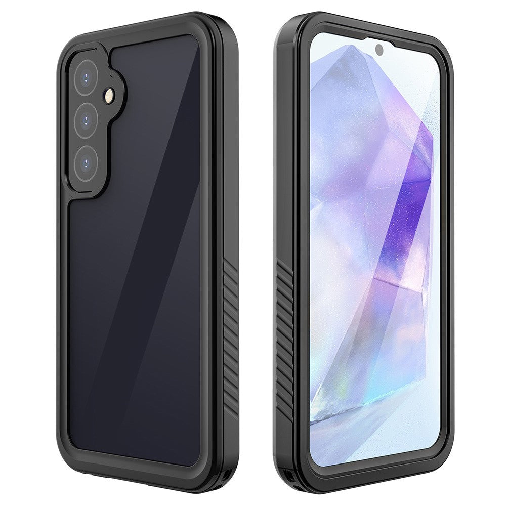 REDPEPPER FS Series For Samsung Galaxy A55 5G   Phone Case IP68 Waterproof Shell Clear Back Panel Phone Cover