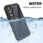 REDPEPPER FS Series For Samsung Galaxy A55 5G   Phone Case IP68 Waterproof Shell Clear Back Panel Phone Cover