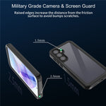 REDPEPPER FS Series For Samsung Galaxy A55 5G   Phone Case IP68 Waterproof Shell Clear Back Panel Phone Cover