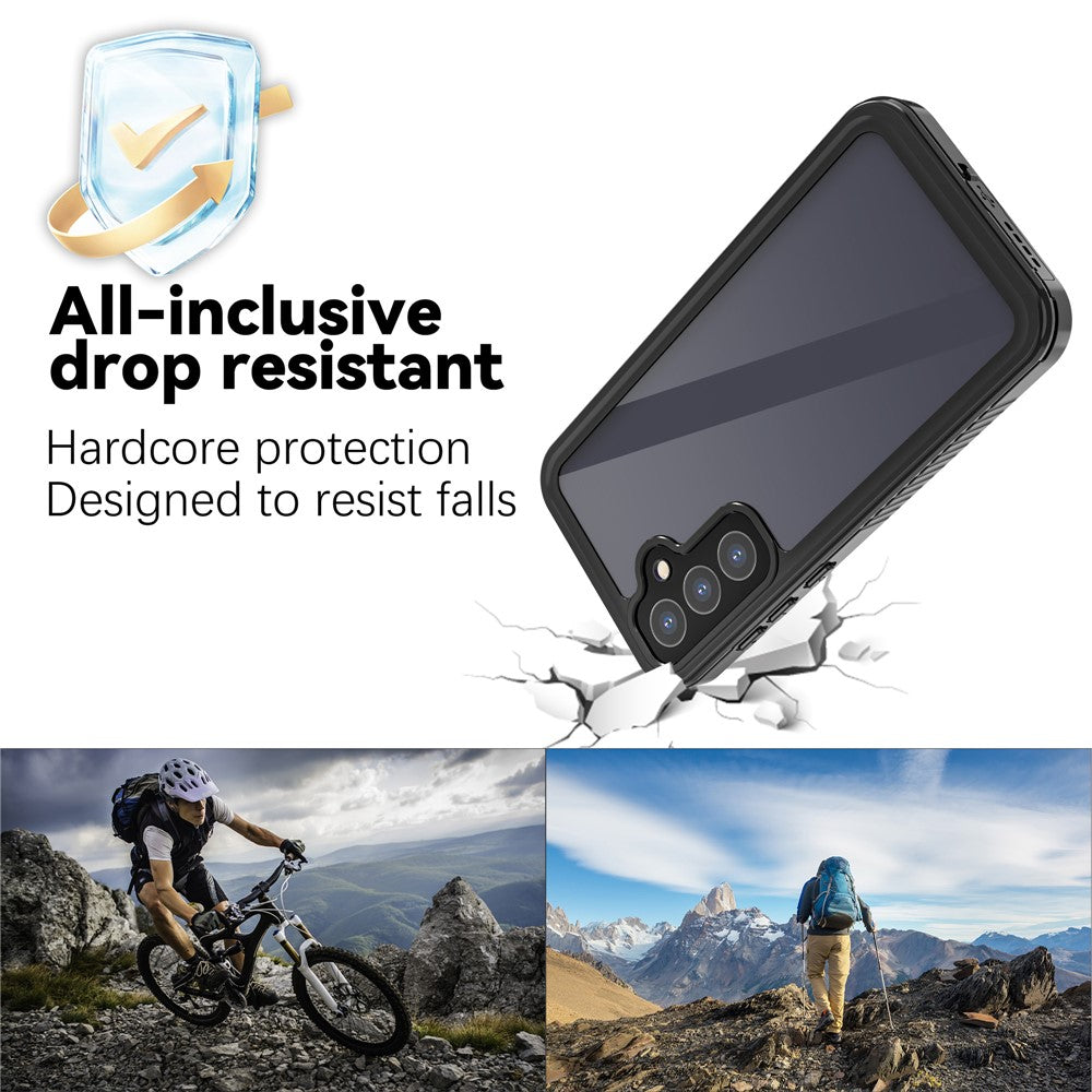 REDPEPPER FS Series For Samsung Galaxy A55 5G   Phone Case IP68 Waterproof Shell Clear Back Panel Phone Cover