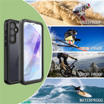 REDPEPPER FS Series For Samsung Galaxy A55 5G   Phone Case IP68 Waterproof Shell Clear Back Panel Phone Cover