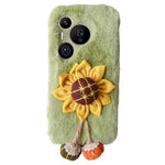 For Huawei Pura 70 Pro / Pura 70 Pro+ TPU Case Fluffy Sunflower Decor Soft Phone Cover