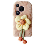 For Huawei Pura 70 Pro / Pura 70 Pro+ TPU Case Fluffy Sunflower Decor Soft Phone Cover