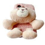 For Huawei Pura 70 Case Plush Bear Soft Fluff TPU Protective Phone Cover