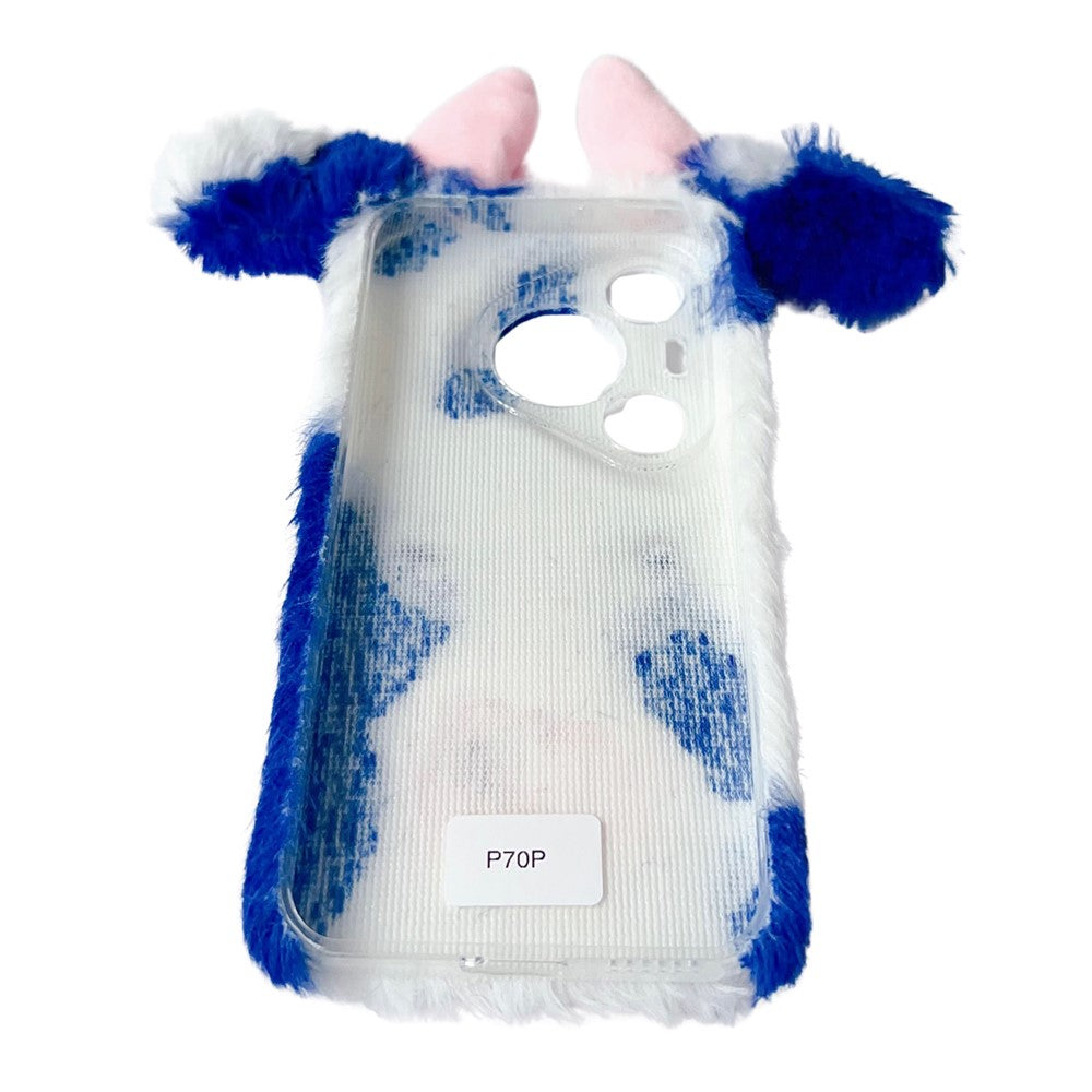 For Huawei Pura 70 Pro / 70 Pro+ Case Fluffy Cows Ear Soft TPU Slim Phone Case