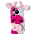 For Huawei Pura 70 Pro / 70 Pro+ Case Fluffy Cows Ear Soft TPU Slim Phone Case