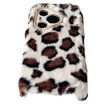 For Huawei Pura 70 Case Leopard Print Plush TPU Phone Cover