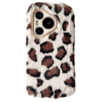 For Huawei Pura 70 Case Leopard Print Plush TPU Phone Cover