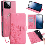 For Xiaomi 14   Case Butterfly Flower Leather Wallet Phone Cover