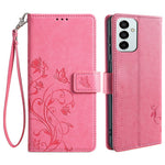 For Samsung Galaxy M23 5G / F23 5G Case Butterfly Flower PU Leather Stand Phone Cover