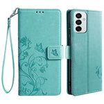 For Samsung Galaxy M23 5G / F23 5G Case Butterfly Flower PU Leather Stand Phone Cover