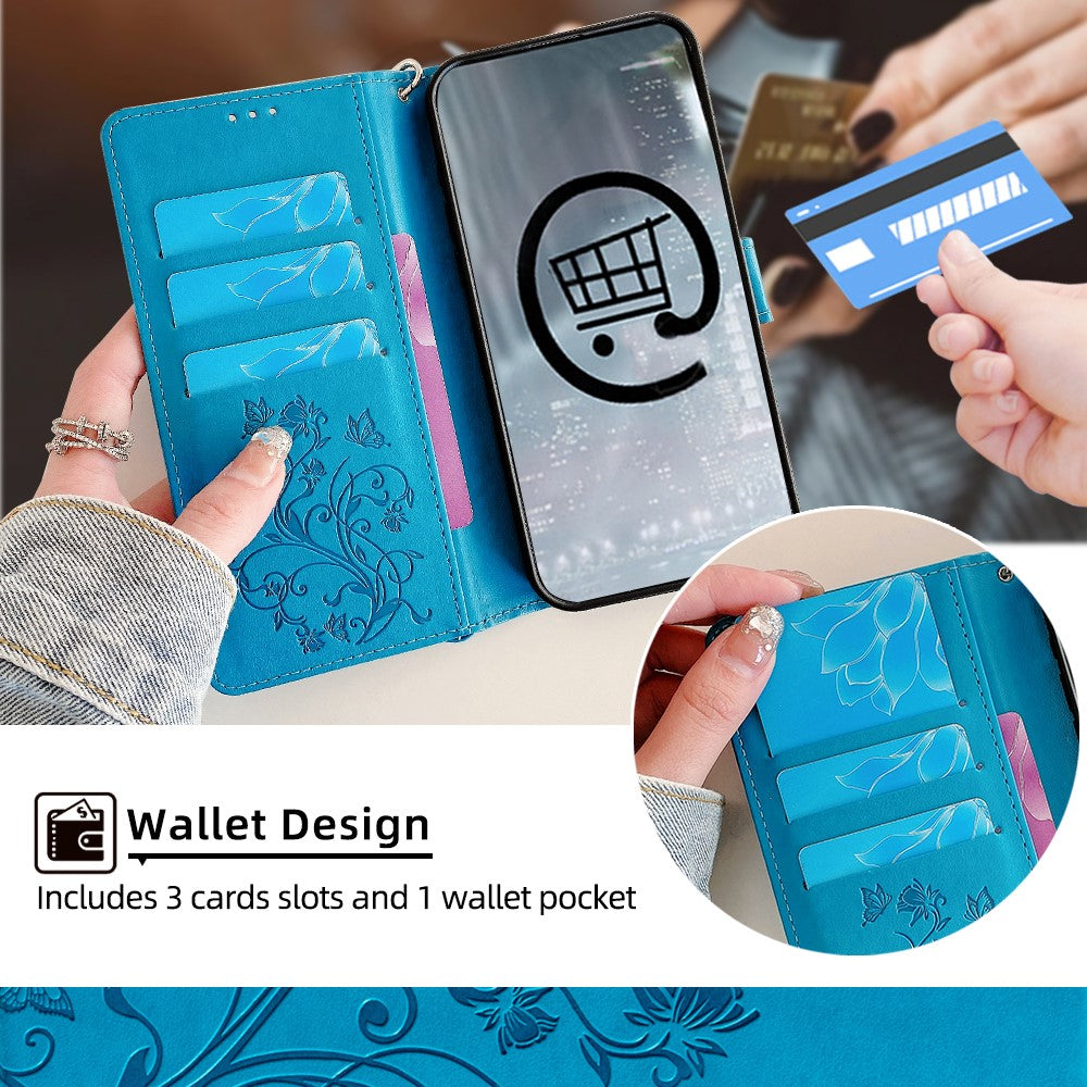 For Xiaomi Poco C65 4G Anti-Scratch PU Leather Phone Case Imprinted Pattern Flip Stand Mobile Phone Cover