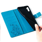 Til Samsung Galaxy A15 4G / 5G Cover Sommerfugl Blomst Fuld Beskyttelse PU Læder Telefoncover