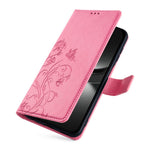 For Huawei nova 12 5G Case PU Leather Stand with Strap Butterfly Flower Wallet Cover