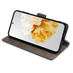 Huawei P60 / P60 Pro Skal Fjärilsblomma PU-läder Stativ Handrem Plånbok Väska mobilskal