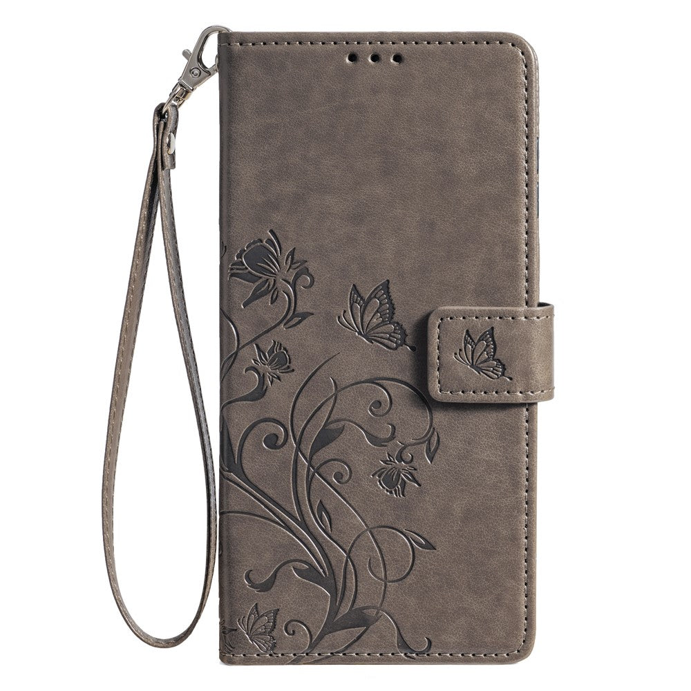 For Huawei Enjoy 60X Case PU Leather Butterfly Flower Wallet Phone Cover Mobile Spares