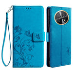 For Huawei Enjoy 60X Case PU Leather Butterfly Flower Wallet Phone Cover Mobile Spares