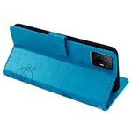 For Xiaomi 11T 5G / 11T Pro 5G Phone Case Wrist Strap Card Slots Butterfly Flower Leather Cover