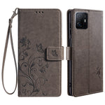 For Xiaomi 11T 5G / 11T Pro 5G Phone Case Wrist Strap Card Slots Butterfly Flower Leather Cover