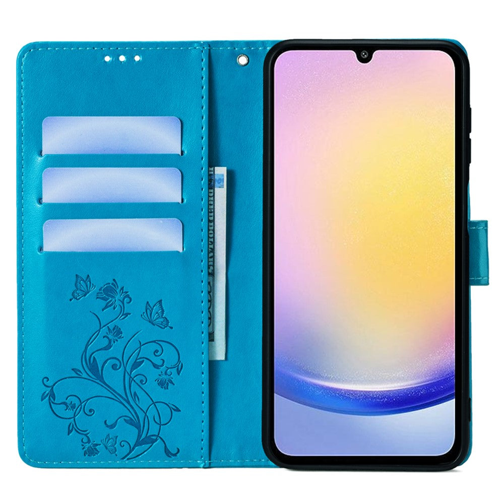 For Samsung Galaxy A72 5G / 4G Case Butterfly Flower PU Leather Cell Phone Shell Online Shopping