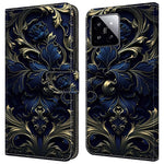 For Xiaomi 14 Wallet Case Pattern Printing PU Leather Phone Cover