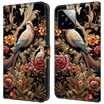 For Xiaomi 14 Wallet Case Pattern Printing PU Leather Phone Cover