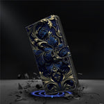 For Xiaomi Redmi Note 13 4G Leather Case Printed Pattern Wallet Stand Phone Cover