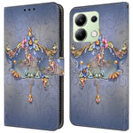 For Xiaomi Redmi Note 13 4G Leather Case Printed Pattern Wallet Stand Phone Cover
