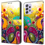 For Samsung Galaxy A52 4G / 5G / A52s 5G Case Pattern Printing Flip Folio Leather Phone Cover