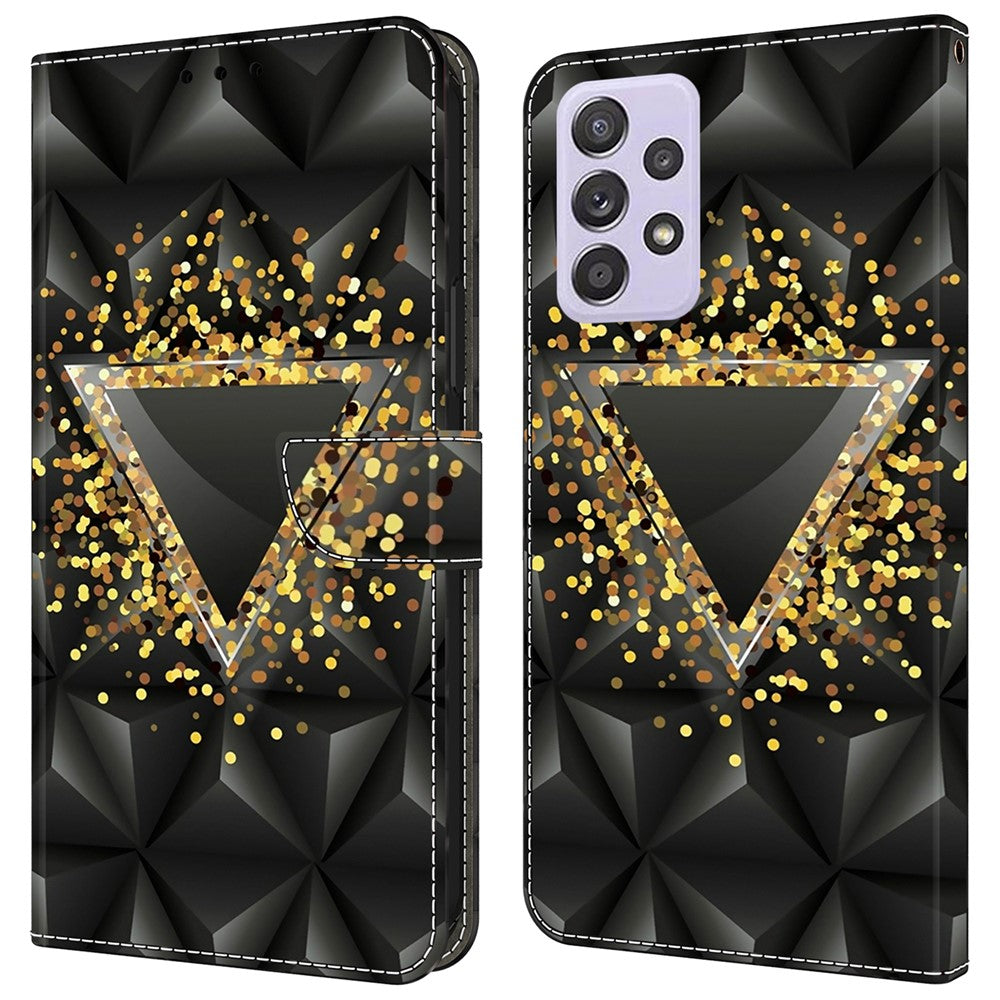 For Samsung Galaxy A52 4G / 5G / A52s 5G Case Pattern Printing Flip Folio Leather Phone Cover