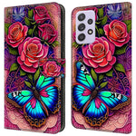 For Samsung Galaxy A52 4G / 5G / A52s 5G Case Pattern Printing Flip Folio Leather Phone Cover
