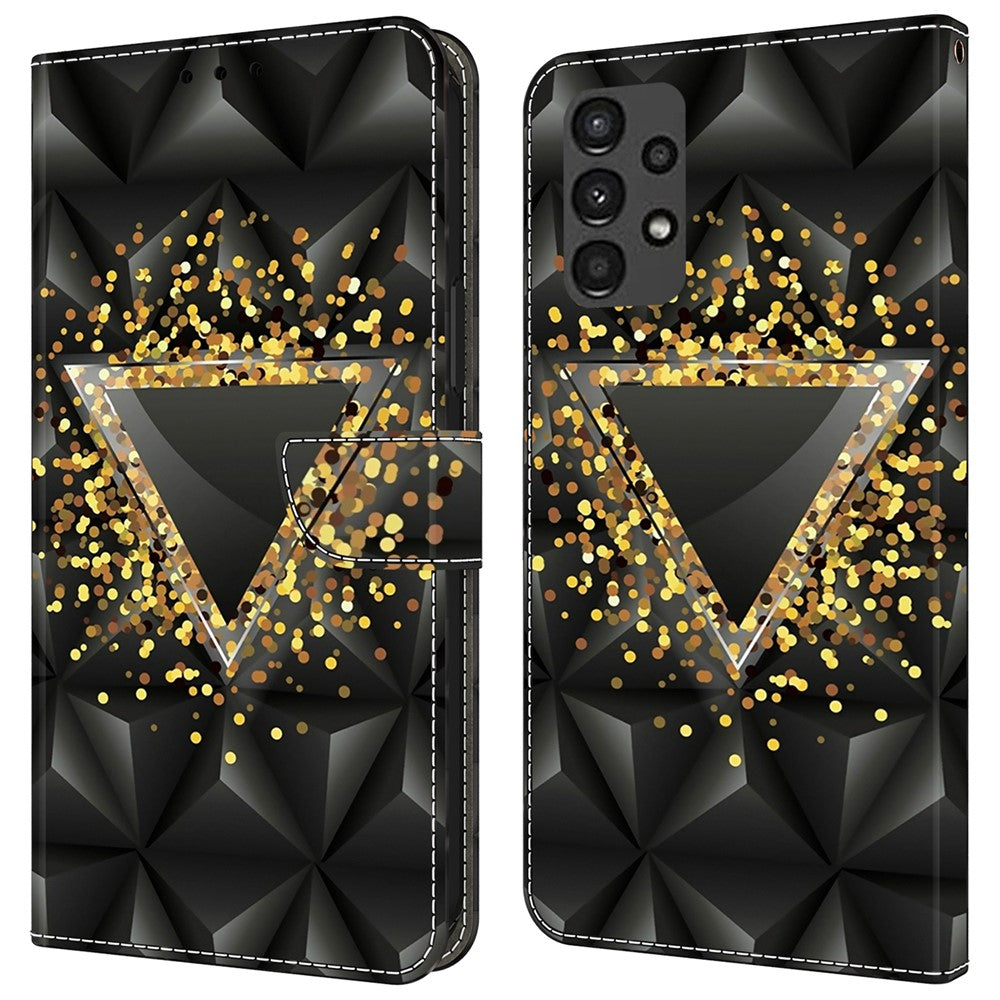 Samsung Galaxy A13 5G / A13 4G pung-etui med mønstertryk, læderetui til mobiltelefon, mobiltilbehør