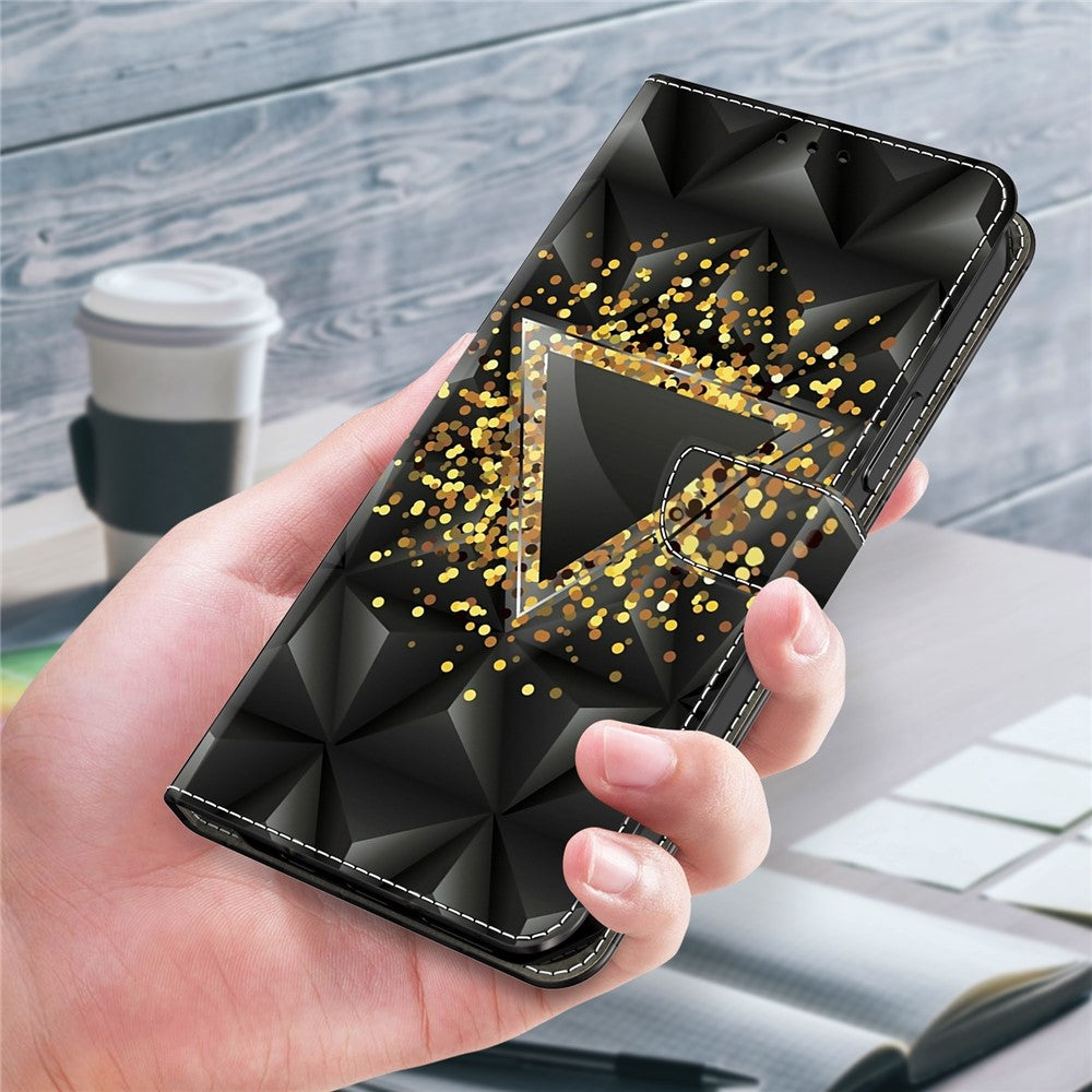 Samsung Galaxy A13 5G / A13 4G pung-etui med mønstertryk, læderetui til mobiltelefon, mobiltilbehør