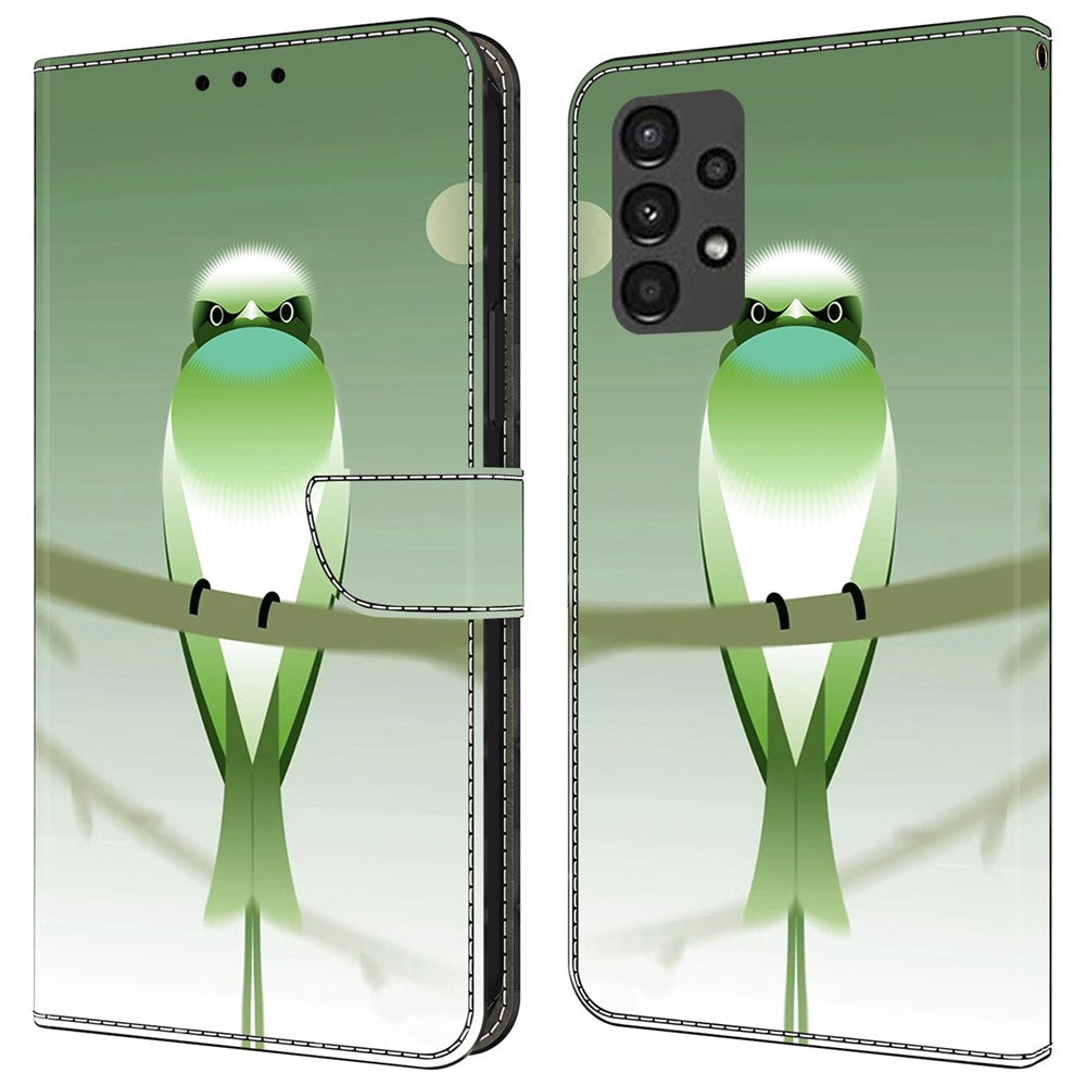 Samsung Galaxy A13 5G / A13 4G pung-etui med mønstertryk, læderetui til mobiltelefon, mobiltilbehør