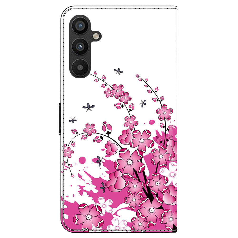 For Samsung Galaxy A25 5G (Global) (161.0 x 76.5 x 8.3mm) Case Wallet Scratch-resistant Phone Stand Cover