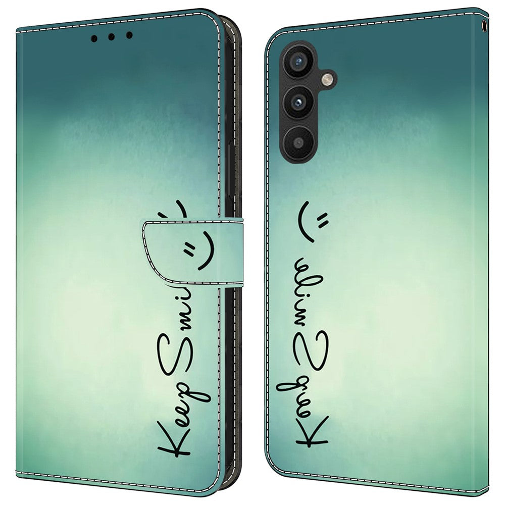 For Samsung Galaxy A25 5G (Global) (161.0 x 76.5 x 8.3mm) Case Wallet Scratch-resistant Phone Stand Cover