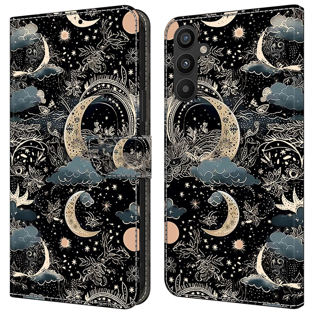 For Samsung Galaxy A25 5G (Global) (161.0 x 76.5 x 8.3mm) Case Wallet Scratch-resistant Phone Stand Cover